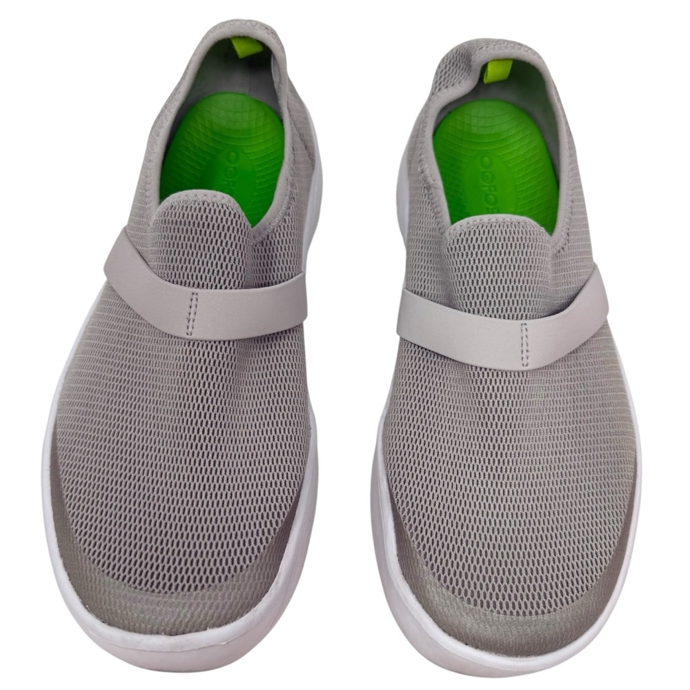 Oofos OOmg EEZEE Low Stretch Canvas Shoes Women's Size 10 Grey 7012022 Excellent